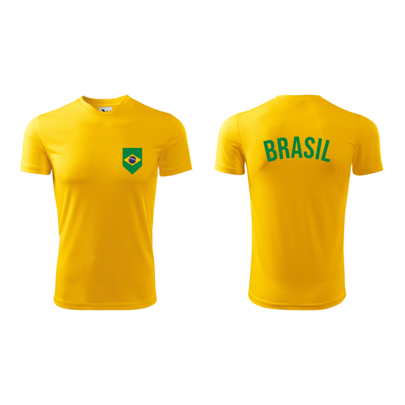 Koszulka Brasil Brazylia sportowa dla kibica Reprezentacji Brazylii Koszulka Brasil Brazylia sportowa dla kibica Reprezentacji Brazylii