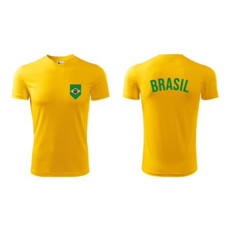 Koszulka Brasil Brazylia sportowa dla kibica Reprezentacji Brazylii