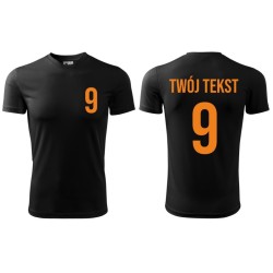 Koszulka piłkarska z nadrukiem - personalizowana - z własnym napisem i numerem