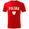 Koszulka kibica Reprezentacji Polski POLSKA z orłem