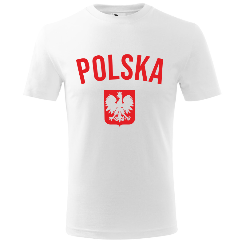 Koszulka kibica Reprezentacji Polski POLSKA z orłem Koszulka kibica Reprezentacji Polski POLSKA z orłem
