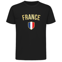 Koszulka Francja dla kibica z flagą Francji i napisem France