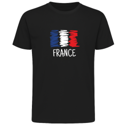 Koszulka Francja dla kibica z flagą Francji i napisem France