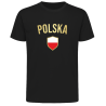 Koszulka napis Polska Flaga w tarczy – Patriotyczna dla Kibica