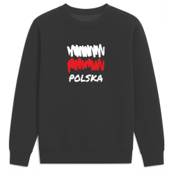 Bluza Polska Flaga i napis – Patriotyczna dla Kibica