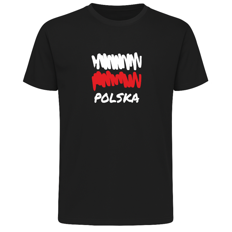 Koszulka Polska Flaga i napis – Patriotyczna dla Kibica Koszulka Polska Flaga i napis – Patriotyczna dla Kibica
