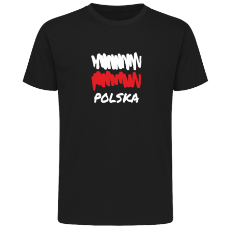 Koszulka Polska Flaga i napis – Patriotyczna dla Kibica