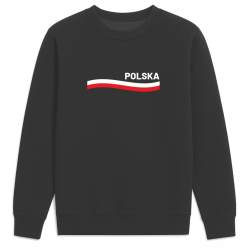 Bluza z napisem Polska i Flagą – Patriotyczna dla Kibica