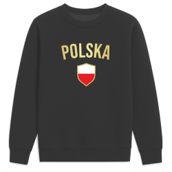 Bluza Polska napis i Flaga w tarczy – Patriotyczna dla Kibica