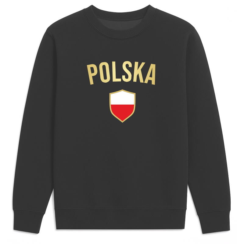 Bluza Polska napis i Flaga w tarczy – Patriotyczna dla Kibica