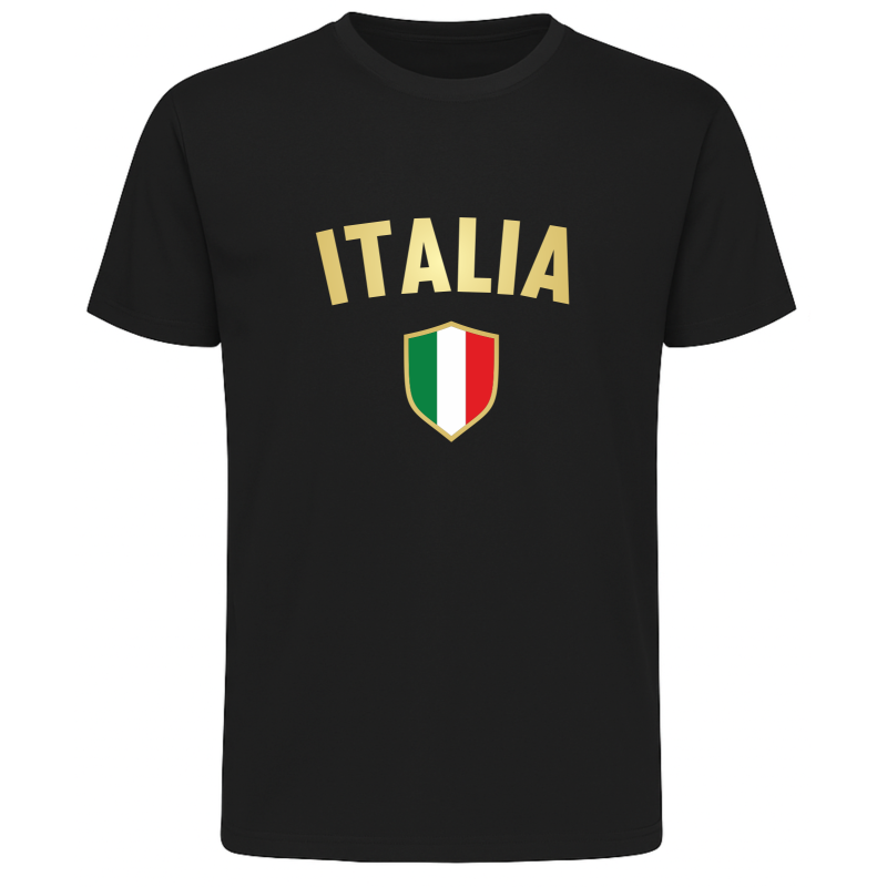 Koszulka z nadrukiem ITALIA Flaga Włoch T-SHIRT WŁOCHY dziecięca