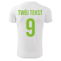 Koszulka piłkarska z nadrukiem - personalizowana - z własnym napisem i numerem
