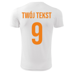 Koszulka piłkarska z nadrukiem - personalizowana - z własnym napisem i numerem