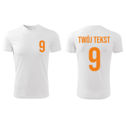 Koszulka piłkarska z nadrukiem - personalizowana - z własnym napisem i numerem