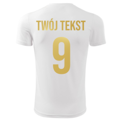 Koszulka piłkarska z nadrukiem - personalizowana - z własnym napisem i numerem