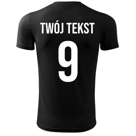 Koszulka piłkarska z nadrukiem - personalizowana - z własnym napisem i numerem