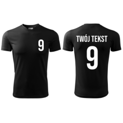 Koszulka piłkarska z nadrukiem - personalizowana - z własnym napisem i numerem