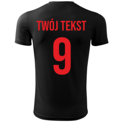 Koszulka piłkarska z nadrukiem - personalizowana - z własnym napisem i numerem