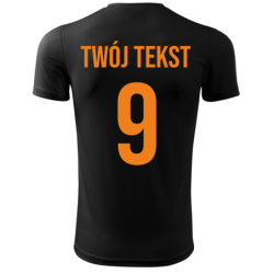 Koszulka piłkarska z nadrukiem - personalizowana - z własnym napisem i numerem