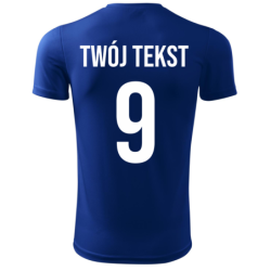 Koszulka piłkarska z nadrukiem - personalizowana - z własnym napisem i numerem