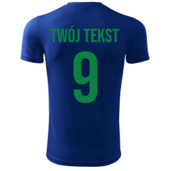Koszulka piłkarska z nadrukiem - personalizowana - z własnym napisem i numerem