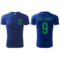 Koszulka piłkarska z nadrukiem - personalizowana - z własnym napisem i numerem