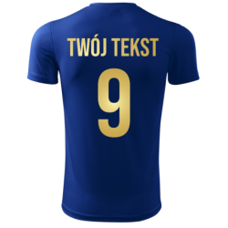 Koszulka piłkarska z nadrukiem - personalizowana - z własnym napisem i numerem