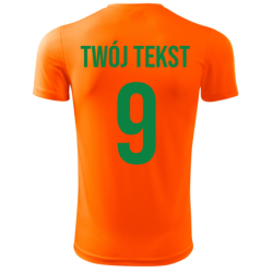 Koszulka piłkarska z nadrukiem - personalizowana - z własnym napisem i numerem