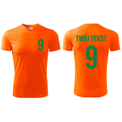 Koszulka piłkarska z nadrukiem - personalizowana - z własnym napisem i numerem