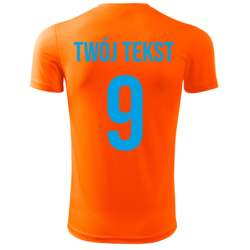 Koszulka piłkarska z nadrukiem - personalizowana - z własnym napisem i numerem