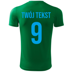 Koszulka piłkarska z nadrukiem - personalizowana - z własnym napisem i numerem
