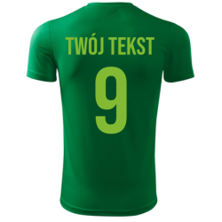 Koszulka piłkarska z nadrukiem - personalizowana - z własnym napisem i numerem