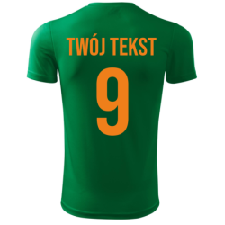 Koszulka piłkarska z nadrukiem - personalizowana - z własnym napisem i numerem
