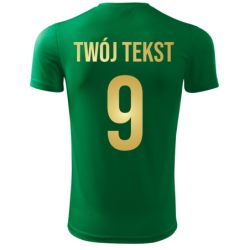 Koszulka piłkarska z nadrukiem - personalizowana - z własnym napisem i numerem