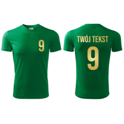 Koszulka piłkarska z nadrukiem - personalizowana - z własnym napisem i numerem