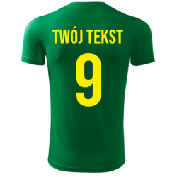 Koszulka piłkarska z nadrukiem - personalizowana - z własnym napisem i numerem