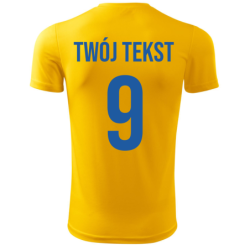 Koszulka piłkarska z nadrukiem - personalizowana - z własnym napisem i numerem