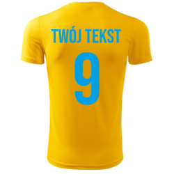 Koszulka piłkarska z nadrukiem - personalizowana - z własnym napisem i numerem