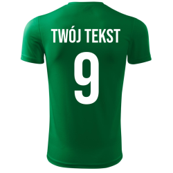 Koszulka piłkarska z nadrukiem - personalizowana - z własnym napisem i numerem