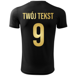 Koszulka piłkarska z nadrukiem - personalizowana - z własnym napisem i numerem